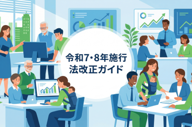 人事労務担当者必見！育児・介護休業法、女性活躍推進法などの法改正ポイントと実務対応